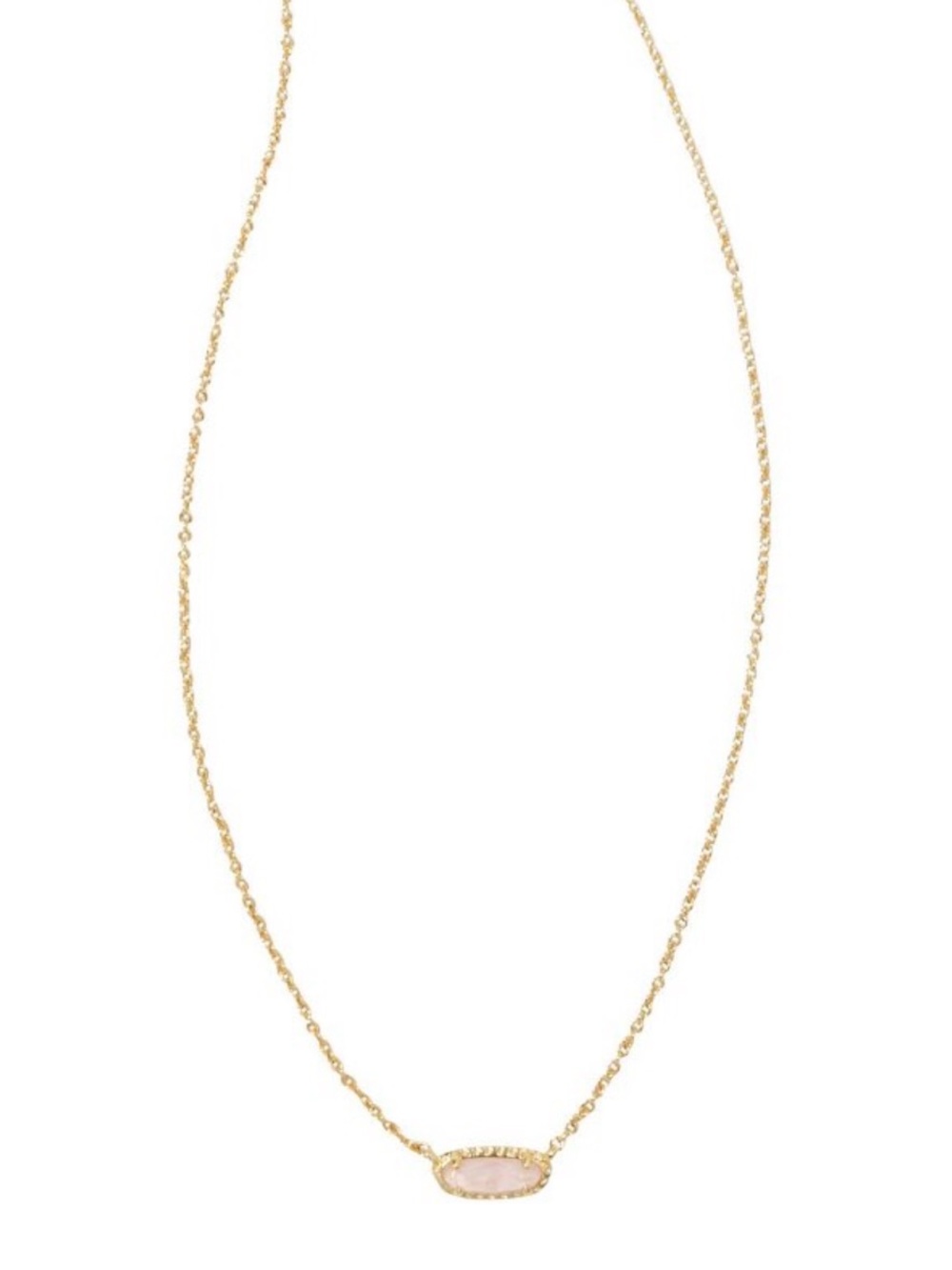 Kendra Scott Emma Rose Quartz Pendant Necklace